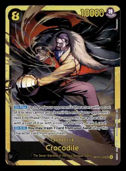 Crocodile OP14-120 The Azure Sea's Seven One Piece NM - Image 1