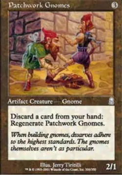 Patchwork Gnomes - Odyssey #306/350 MTG Magic The Gathering - Image 1