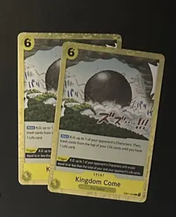 Kingdom Come EB01-059 R One Piece TCG Card English Memorial Collection 2x - Image 1