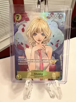STUSSY One Piece CCG Alternate Art OP13-110 Carrying On His Will NM Foil English - Image 3