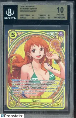 2026 One Piece Heroines Edition EB03053 Nami SP BGS 10 PRISTINE - Image 1