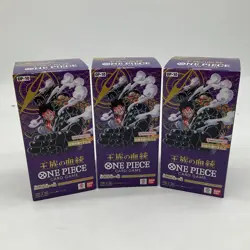 Lot of (3) One Piece TCG Japanese OP-10 Royal Bloodline Booster Boxes - Image 1