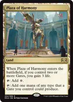 Plaza of Harmony - Ravnica Allegiance #254/259 MTG Magic The Gathering - Image 1