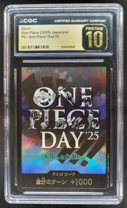 2025 ONE PIECE JAPANESE DON!! ONE PIECE DAY '25 CGC 10 PRISTINE C PT - Image 1