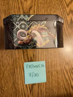 Pokemon Paldean Fates Great Tusk Ex Tin SEALED IN HAND READY FOR SHIPPING - Image 4