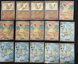 15 Lot Pokemon TCG Chinese Card SR S Holo Charizard Charmander blastoise FI38 - Image 1