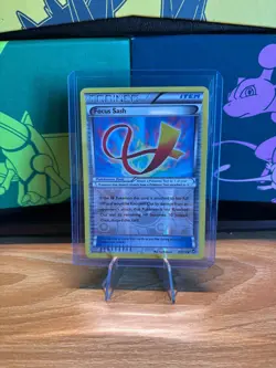 Focus Sash 91/111 Heavily Played: XY - Furious Fists Reverse Holo Pokemon Card - Image 1