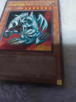 Blue Eyes Toon Dragon 1st Edition Yu-Gi-Oh! Card (MRL-000) Secret Rare HP - Image 4