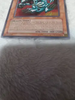 Blue Eyes Toon Dragon 1st Edition Yu-Gi-Oh! Card (MRL-000) Secret Rare HP - Image 5