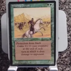 Magic: The Gathering Whirling Dervish 1 Green Creature Card 1994 Susan Van Camp - Image 1