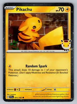 Pikachu - (Cosmo Holo) Promo Miscellaneous Cards & Products 051/162 NM - Image 1