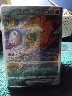 Pokemon Charizard VSTAR SWSH262 Full Art Holo 280 HP 320 Attack Card - Image 1