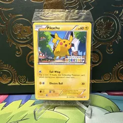 Build a Bear Pokemon Card Pikachu Promo Trading Card TCG SEALED NEW - Image 1