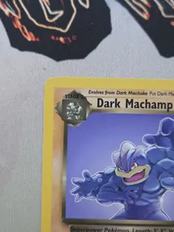Dark Machamp 27/82 Team Rocket Rare card Unlimited Pokemon TCG - Image 3