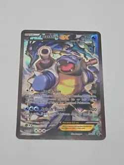 Pokemon Card TCG ~ Blastoise EX XY122 JUMBO Black Star Promo Card Oversized ~ NM - Image 1