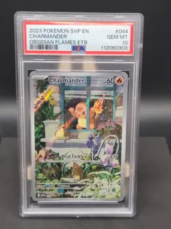 Pokemon Charmander #044 Scarlet & Violet Promo Holo PSA 10 English Card - Image 1