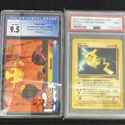 Pokemon Topps Promo Card Lot - Pikachu Movie, Success, Dutch, Vintage, 1999-2000 - Image 1