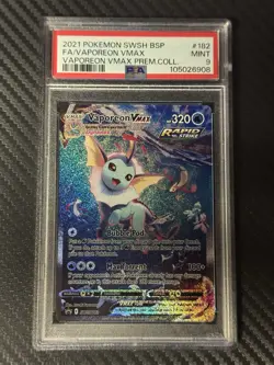 Vaporeon VMAX SWSH182 SWSH: Sword & Shield Promo Cards Holo - Image 1