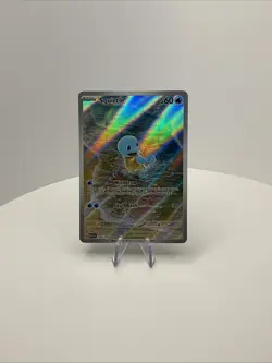Pokemon Squirtle 170/165 Scarlet & Violet 151 Illustration Rare Holo Card - Image 2