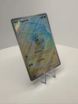 Pokemon Squirtle 170/165 Scarlet & Violet 151 Illustration Rare Holo Card - Image 4