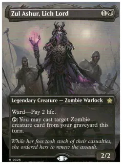 Foundations #326 Zul Ashur, Lich Lord (Borderless) - Image 1