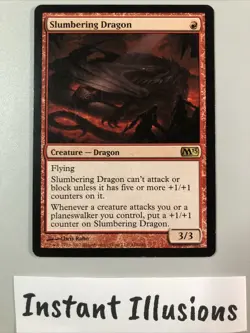 Slumbering Dragon - M13 Core Set Mtg Tcg - Image 1
