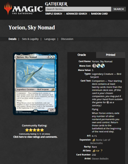 2020 MTG Magic the Gathering Ikoria Foil #359 Yorion Sky Nomad PSA 9 None Higher - Image 4