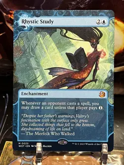 MTG | Rhystic Study (0025) [Wilds of Eldraine: Enchanting Tales] NF - Image 1