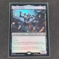 Agent Venom - 0049 - R - Foil - Spider-Man - MTG - NM/M - Image 1