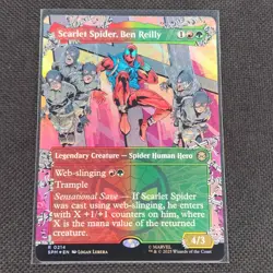 Scarlet Spider, Ben Reilly - 0214 - R - Borderless - Foil - Spider-Man - NM/M - Image 1