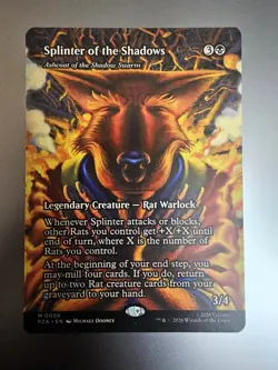 MTG: Teenage Mutant Ninja Turtles #6 Splinter of the Shadows (Ashcoat) - M/NM - Image 1