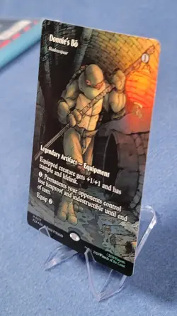 Donnie's Bo - Shadowspear - Foil - Borderless Teenage Mutant Ninja Turtles MTG - Image 2