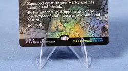 Donnie's Bo - Shadowspear - Foil - Borderless Teenage Mutant Ninja Turtles MTG - Image 5