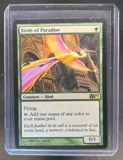 2009 Magic MTG 2010 Core Set Birds of Paradise #168 - Image 1
