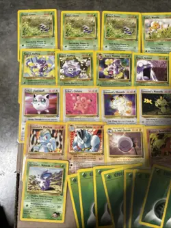 Lot Of 38 Pokemon Gym Heroes Giovanni’s, Blaine’s, Erika’s, Koga’s C/UC LP-NM - Image 2