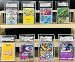 Pokemon TCG Bundle Lot of 8 Cards- (6) 8.5 CGC NM/Mint & (2) 8 CGC NM/MINT - Image 2