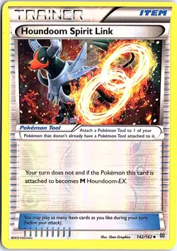 Houndoom Spirit Link XY - BREAKthrough 142/162 LP Reverse Foil Pokemon - Image 1