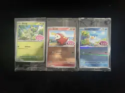 2025 Pokemon TCG S-CHN Gem Pack Quaxly Sprigatito Fuecoco Sealed Lot*3 #21 IH59 - Image 1