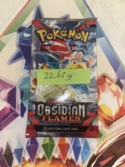 VERY HEAVY! 22.65Gram Obsidian Flames Pokemon TCG Factory Sealed Booster Pack!!! - Image 2