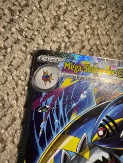 Mega Sharpedo ex - 127/094 Phantasmal Flames Special Illustration Pokemon - NM - Image 2