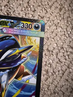 Mega Sharpedo ex - 127/094 Phantasmal Flames Special Illustration Pokemon - NM - Image 3