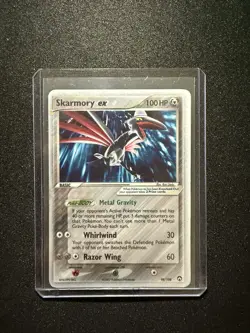 POKEMON SKARMORY EX POWER KEEPERS HOLO ULTRA RARE #98/108 ENGLISH HEAVILY PLAYED - Image 1