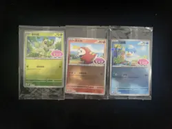 2025 Pokemon TCG S-CHN Gem Pack Quaxly Sprigatito Fuecoco Sealed Lot*3 #20 IH59 - Image 1