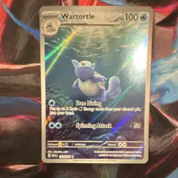 Pokemon Wartortle Illustration Rare Holo 171/165 Scarlet & Violet 151 - Image 1