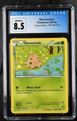 Pokemon Shroomish 2016 Generations RC2/RC32 Radiant Collection CGC 8.5 - Image 1