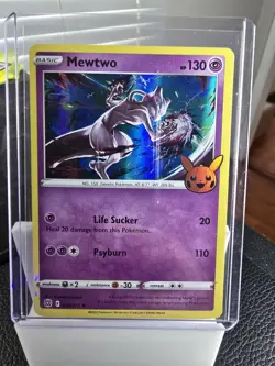 Pokemon Mewtwo Trick or Trade 2022 Holo Rare 056/172 Pack Fresh - Image 1