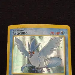 1999 First Edition Articuno 2/62 Pokemon Fossil Holo Damaged - Image 4