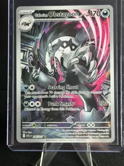 Galarian Obstagoon 245/217 - Pokemon TCG - Ascended Heroes Illustration Rare - Image 1