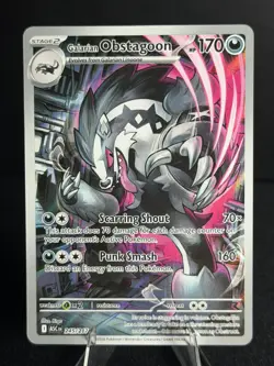 Galarian Obstagoon 245/217 - Pokemon TCG - Ascended Heroes Illustration Rare - Image 3