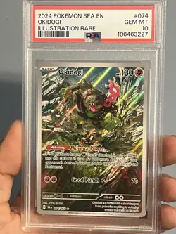 2024 Pokemon SV Shrouded Fable Okidogi #074/064 PSA 10 - Image 1